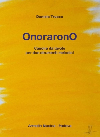 Trucco, Daniele OnoroaronO. Scherzo duetto per  strumenti melodici