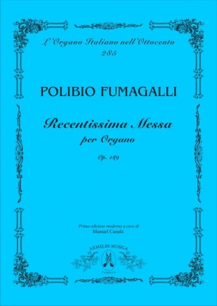 Fumagalli, Polibio Recentissima Messa per Organo, op. 189