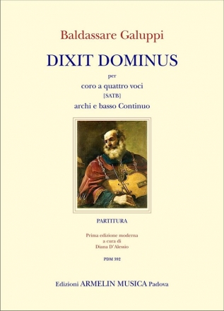 Galuppi, Baldassare Dixit Dominus. Per coroa 4 voci (SATB), archi e basso continuo - Parti