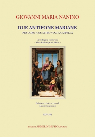 Nanino, Giovanni Maria Due Antifone Mariane per coro a 4 voci a cappella (SATB). Ave Regina c