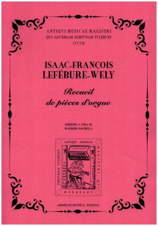 Recueil de pices d'orgue per organo