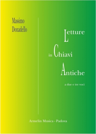 Donadello, Massimo Letture in chiavi antiche a due e tre voci