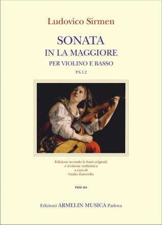 Sirmen, Ludovico Sonata in la maggiore per violino e basso