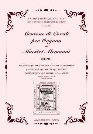 Autori Tedeschi Centone di Corali per Organo de' Maestri Alemanni