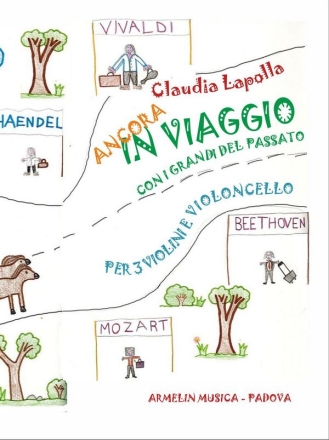 Claudia Lapolla, Ancora in viaggio con i grandi del passato 3 Violins and Cello Set