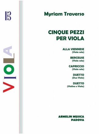 Myriam Traverso, 5 pezzi per viola Viola Book