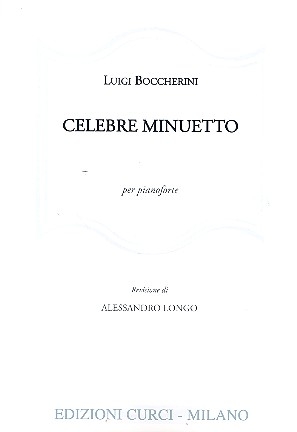 Celebre Minuetto op.11,5 per pianoforte