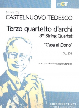 Quartetto no.3 op.203 per 2 violini, viola e violoncello partitura e parti