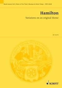 Hamilton, Iain Variations on an original theme op. 1 fr Streichorchester Studienpartitur