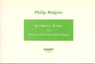 20 simple Tunes for descant recorder and piano