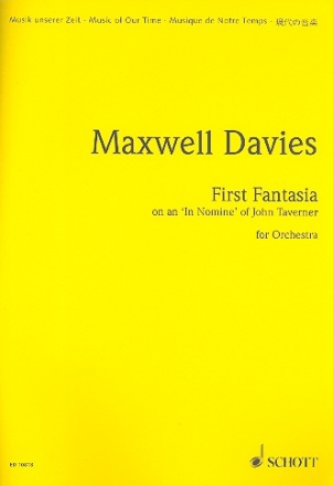 Fantasia no.1 on an In Nomine of John Taverner fr Orchester Studienpartitur