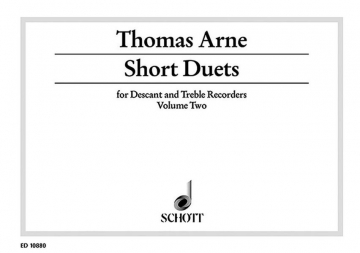 Short Duets Vol. 2 fr Sopran- und Alt-Blockflte Spielpartitur