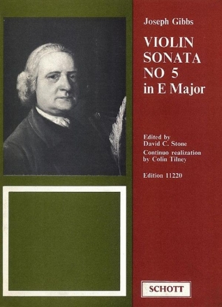 Sonate Nr. 5 E-Dur fr Violine und Basso continuo