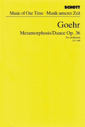 Metamorphosis/Dance op. 36 fr Orchester Studienpartitur