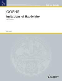 Two Imitations of Baudelaire op. 47 fr gemischten Chor a cappella Partitur