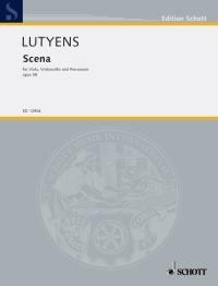 Lutyens, Elisabeth Scena op. 58 fr Violine, Violoncello und Schlagzeug