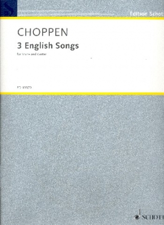 3 englische Lieder fr Gesang und Gitarre Partitur (en)