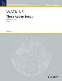 Three Auden Songs fr Tenor und Klavier