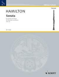 Hamilton, Iain Sonata op. 22 fr Klarinette und Klavier Partitur und Stimme