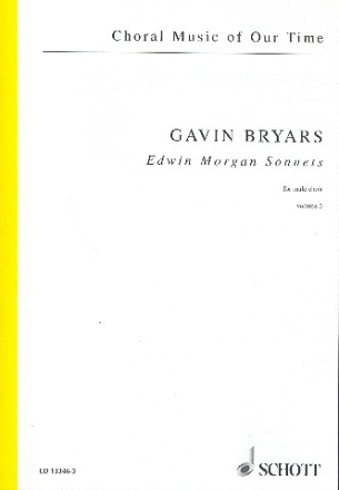 Edwin Morgan Sonnets vol.3 for male chorus a cappella score