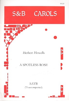 A spotless Rose for mixed chorus a cappella score