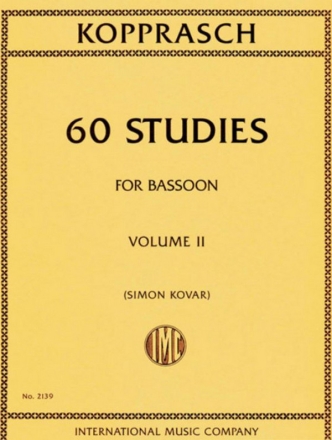 C. Kopprasch, 60 Studi Vol. 2 (Kovar) for bassoon