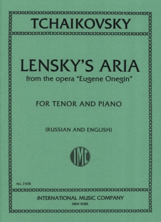 Lensky's Aria from the opera 