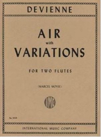 Franois Devienne, Air With Variations 2 Flten