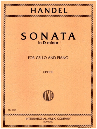 Sonata in D minor for violoncello and piano