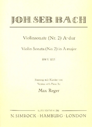 Sonate Nr.2 BWV1015 fr Violine und Klavier