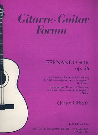 Introduktion, Thema und Variationen op.26 fr Gitarre