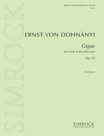 Gigue op.24,6 fr Klavier