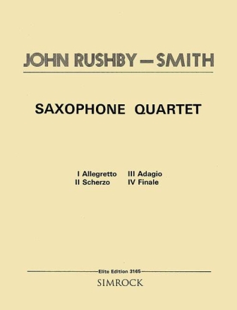 Saxophon-Quartett fr Saxophon-Quartett (SATB) Partitur