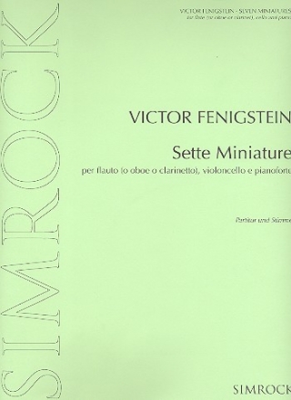 7 Miniaturen fr Flte (Oboe/Klarinette), Violoncello und Klavier Stimmen