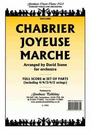 Chabrier Joyeuse Marche (Stone) Pack Orchestra