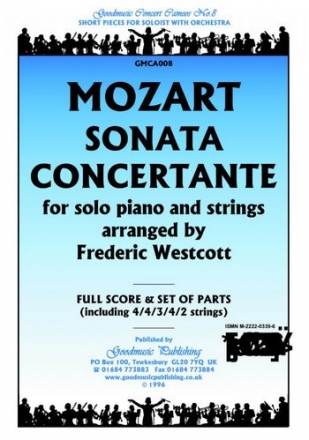 Mozart WA Sonata Concertante (Westcott) Pack String Orchestra