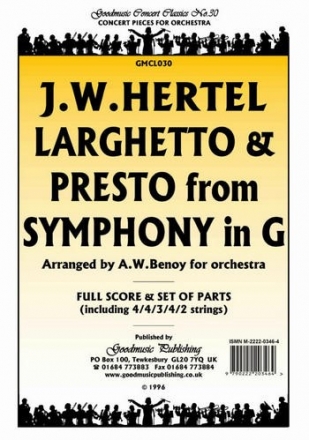 Hertel Larghetto & Presto (Benoy) Pack Orchestra