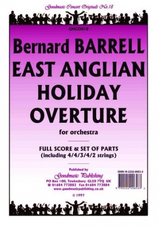 Barrell East Anglian Holiday Overture Pack Orchestra