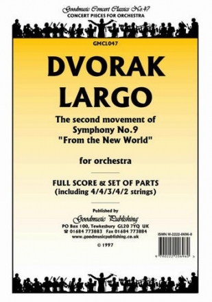 Dvorak Largo From New World Symphony Pack Orchestra