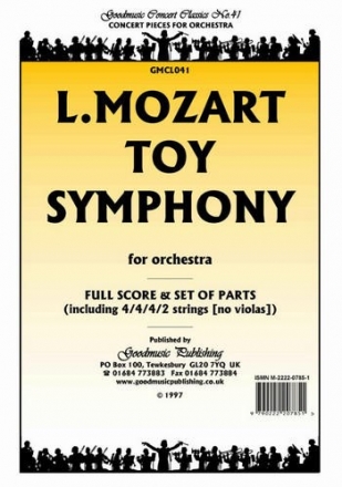 Toy Symphony for orchestra score and parts