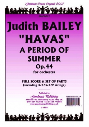 Bailey Judith Havas - A Period Of Summer Pack Orchestra