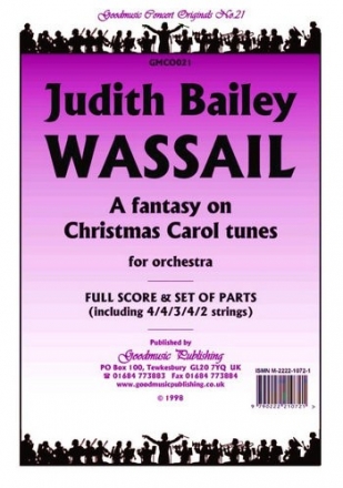 Bailey Judith Wassail (Fantasy On Carols) Pack Orchestra