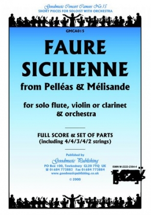 Faure Gabriel Sicilienne Pack Orchestra