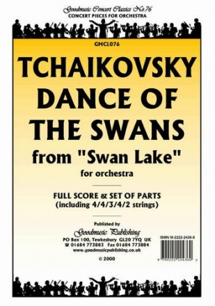 Tchaikovsky Dance Of The Swans (Swan Lake) Pack Orchestra