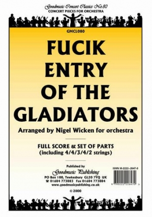 Fucik Entry Of The Gladiators(Wicken)Pack Orchestra