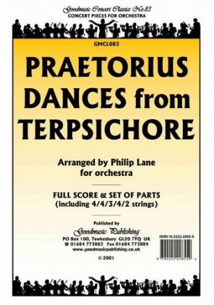 Praetorius Dances From Terpsichore (Lane) Pack Orchestra