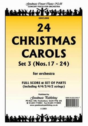 Good 24 Christmas Carols Set 3 Pack Orchestra