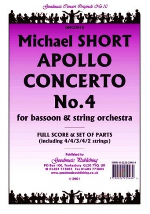 Short Michael Apollo Concerto 4 (Bassoon) Pack String Orchestra