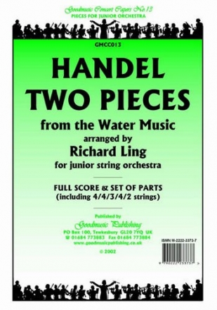 Handel G.F. Two Pieces From Water Music Pack String Orchestra