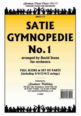 Satie Gymnopedie No.1 (Arr.Stone) Pack Orchestra